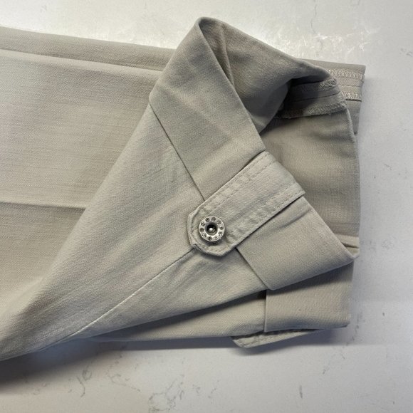 NYDJ Crop Pants with Lift Tuck Technology, Cuffed Ankle‎ Pants in Beige, 14 - Picture 4 of 8